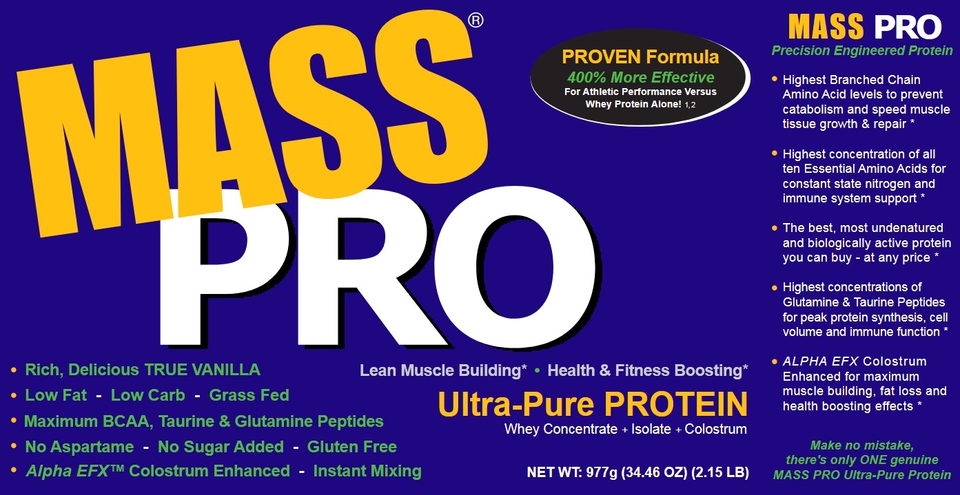 mass pro whey protein